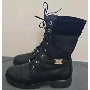 Timberland Women's Boots 8.5 Black Premium Boots 84316  90s Y2K